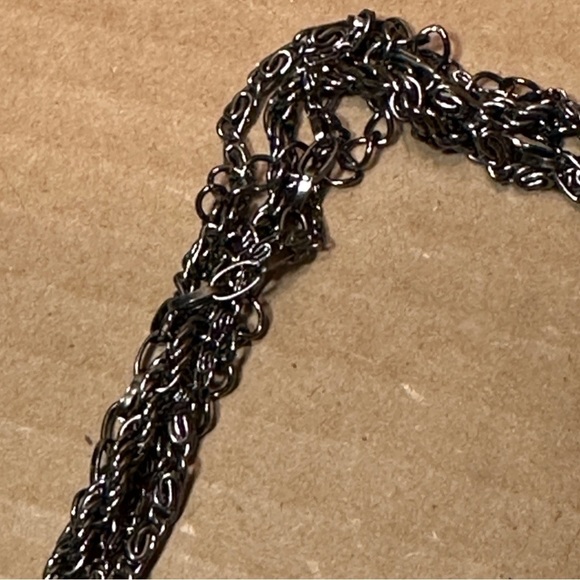 Franchi Collection convertible clutch/handbag, bronze, metallic, chain, vintage - Picture 7 of 9